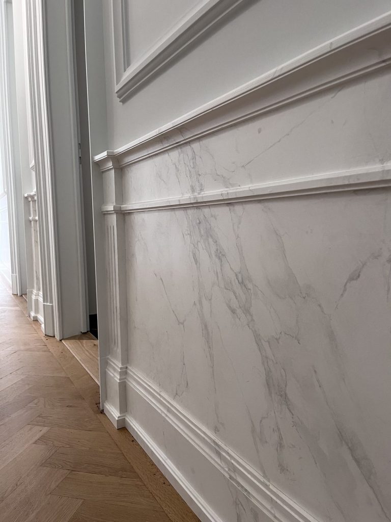 Décoration — Faux marbre peint
